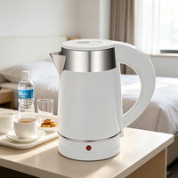 Bouilloire électrique sans fil 0,8 L avec contrôle de la température, pièces de rechange disponibles pour hôtels et foyers, pour la préparation du thé et du café