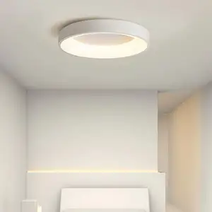 Lampu langit-langit akrilik led hotel Nordik modern, lampu langit-langit kamar tidur ruang tamu desain modis bulat