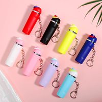 Porte-clés mini-gobelet personnalisé et durable pour bouteille d'eau et tasse, support de baume à lèvres écologique pour femme