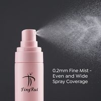 Flacon pulvérisateur en PET pour brume faciale, 120 ml, avec capuchon de protection, haute transparence, sans BPA, vente en gros, produit cosmétique viral TikTok