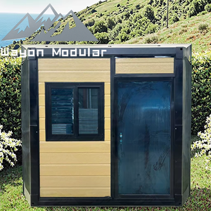 折叠式2卧室40英尺集装箱房，可折叠和可扩展设计现代预制住宅，供商场或车间使用 - Product Image 5