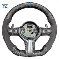 Volant de voiture en fibre de carbone LED M Sport personnalisé YZ pour BMW X1 X2 X3 X4 E81 F10 F20 F30 F21 F22 M4 F82 M2 F87 E91 E92 E93
