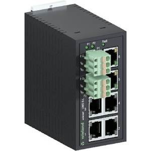 Switch Ethernet Industrial Wienet de 6 Puertos 10/100/1000Mbps Full Duplex/Half Duplex con Soporte VLAN - Product Image 1