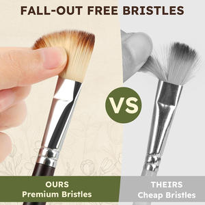 ชุดแปรงทาสีศิลปิน26ชิ้นชุดแปรงระบายสีน้ำสีอะคริลิคพร้อมมีดสำหรับผู้เริ่มต้นวาดภาพสีน้ำมัน - Product Image 3