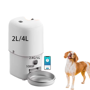 Distributeur automatique de nourriture <span class=keywords><strong>pour</strong></span> chiens et chats avec caméra HD, contrôle à distance par application Wifi, microchip, best-seller des articles <span class=keywords><strong>pour</strong></span> animaux de compagnie - Product Image 1