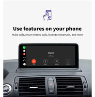 Krando 10.25 "Linux Carplay Écran pour BMW E87 E88 2004 - 2011 1-Series CCC Support Android Auto Hicar 1920*720 HD Full Touch