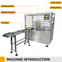 Machine d'emballage automatique de boîtes en carton pour molasses de chicha, machine de pliage et d'emballage de cartons