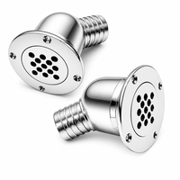 Drain de sol pour bateau en acier inoxydable AISI 316, drain de pont de yacht de qualité marine avec couvercle amovible, accessoires de quincaillerie pour yacht