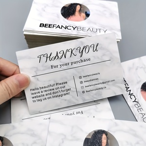 Tùy Chỉnh Kinh Doanh Thẻ Trống 0.45Mm Dày 3.4X2.1 Inch Có thể In Matte Cardstock Với Kết Thúc Dập Nổi Thiệp Chúc Mừng - Product Image 3