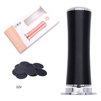 Appareil de soin des pieds électrique pour éliminer les callosités, à brancher, facile à nettoyer, polissage, 60 disques, double grain robuste, pour spa à domicile, avec cordon 1.5A