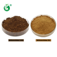Pincredit fournit des Withanolides naturels en vrac à 2,5 % et 5 %, extrait de racine d'Ashwagandha en poudre