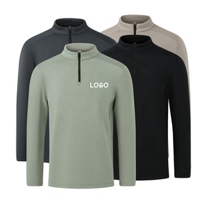 Sudaderas con capucha de media cremallera con estampado de alta calidad, suéter deportivo de manga larga para hombre, Jersey de <span class=keywords><strong>Golf</strong></span>, jersey de cuello alto con cremallera 1/4 - Product Image 5