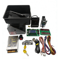 Kit DIY pour distributeur de monnaie en libre-service avec carte mère LCD, accepteur de pièces, validateur de billets, trémie à pièces 8 trous et distributeur de jetons