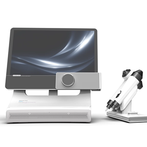 Analyseur de peau professionnel avec analyseur de cuir chevelu, définition 3D, détecteur de follicules du cuir chevelu avec 8 langues - Product Image 1