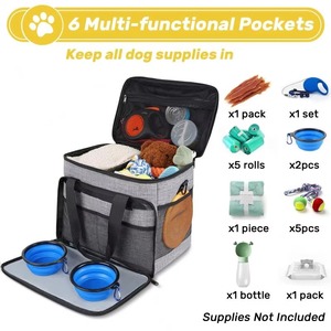 Échantillon Gratuit : Sac de Rangement Personnalisé pour Friandises et Aliments pour Animaux, Sac de Voyage pour Dressage Canin, Ensemble de Trois Pièces pour Emballage d'Aliments pour Animaux - Product Image 3