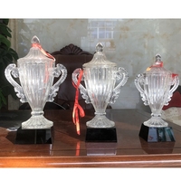 Trophées en cristal de haute qualité ADL pour souvenirs, artisanat en cristal, cadeaux, trophées de grande taille, trophées de champion