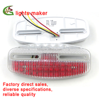 Lumière latérale de camion de 24V LED super lumineuse nouvelle 12V durable en aluminium imperméable rouge et blanc