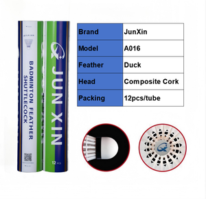 OEM/ODM JUNXIN A016 Hoge Prestatie Cigu Eendenveren Badminton Shuttlecocks voor Professionele Training - Product Image 2