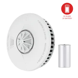 Fire Safety Wireless 10 Years Battery Operated Interlinked Heat Alarm