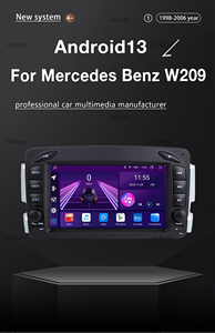 Precio de fábrica 2 Din Android 14 coche Multimedia sin reproductor de DVD para W203 Mercedes Benz Vito W639 W168 VaneoClk W209 W210 M/ML <span class=keywords><strong>Radio</strong></span> - Product Image 2