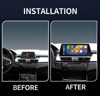 SENCH Écran tactile de navigation GPS sans fil Linux 10,25 pouces Carplay Android Auto pour BMW F45 F46 F87