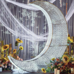 2022 nuovi prodotti selezionati grande ramadan crescent half moon prop per la decorazione del ramadan - Product Image 1