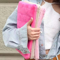 Pochette de maquillage en tissu avec logo personnalisé Mini trousse de voyage pour articles cosmétiques professionnels Sacs