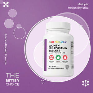 Tabletas multivitamínicas para mujeres Apoya la buena salud general y el bienestar Gestión del metabolismo Salud del corazón Suplemento multimineral - Product Image 5