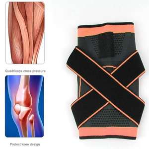 Genouillère de compression pour femmes et hommes, protection du genou pour le sport, la course à pied et le volley-ball - Product Image 2
