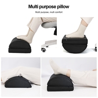 WJ-1046 ergonomico piedi cuscino cuscino rilassante supporto poggiapiedi sotto la scrivania sgabello per il lavoro a casa da viaggio poggiapiedi massaggio