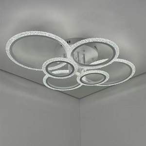 Acrylic <span class=keywords><strong>Led</strong></span> Vòng Ánh Sáng Trần Phong Cách Bắc Âu Nhà Văn Phòng Ngủ Phòng Khách Thay Đổi Độ Sáng Thiết Kế Chiếu Sáng Với 10-Năm Bảo Hành - Product Image 2