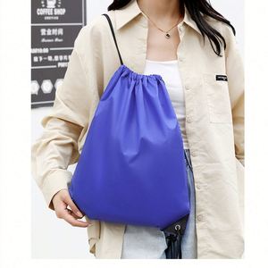 Custom Print logo Gift Waterproof Draw <b>String</b> <b>Bag</b> Nylon Oxford Polyester Swimming Backpack Outdoor Gym <b>Bag</b> Sport Drawstring <b>Bag</b> - Product Image 6