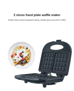 Mini-gril électrique domestique multifonction antiadhésif pour steaks, omelettes, paninis, gaufres et sandwichs grillés - Product Image 5