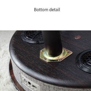 HANYEE – Table basse de <span class=keywords><strong>meuble</strong></span> intelligent multifonction avec haut-parleur bluetooth hi-fi, table d'appoint de chargement sans fil - Product Image 4