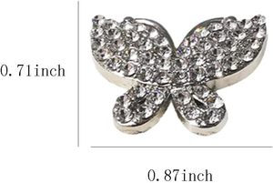 Duolai Pcs Buttons Craft Leather Silver Exquisite Butterfly Decorative Conchos Metal <b>Stud</b> Screw Back Rivet DIY Shoes <b>Bag</b> Belt Ac - Product Image 2