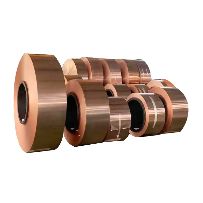 ASTM C11000 C10200 C12100 c12200 Soft copper coil with red pure copper coil roll