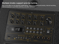W-King K20PRO 360W Enceintes de sonorisation professionnelles pour scène, système de sonorisation portable, chariots de sonorisation, enceintes DJ avec caissons de basses