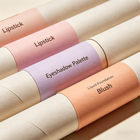 Boîtes d'emballage personnalisées pour tubes d'huiles essentielles, tubes en papier, cylindres d'emballage de parfum colorés avec dorure à chaud et votre propre logo