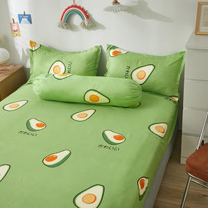 Couvre-lit moderne anti-poussière tout compris, imprimé à rayures, housse de protection antidérapante, ensemble de 4 pièces pour la <span class=keywords><strong>literie</strong></span> <span class=keywords><strong>Simmons</strong></span>, toutes saisons - Product Image 2