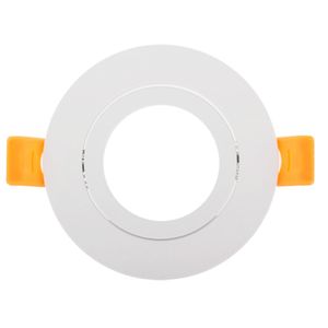 Faretto Basculante Rotondo Bianco, Compatibile con GU10/MR16, Ideale per Illuminazione Decorativa e Focalizzata in Case e Negozi. - Product Image 1
