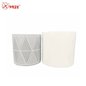 กระบอก<span class=keywords><strong>ลาย</strong></span>ซีเมนต์คอนกรีตดอกไม้หม้อซิลิโคนแม่พิมพ์ - Product Image 1