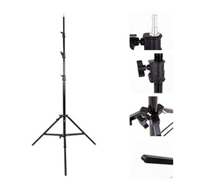Attrezzatura per fotografia Video Selfie con cuscino d'aria regolabile in acciaio multifunzione treppiede in diretta supporto per luce in Streaming - Product Image 6