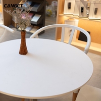 Plateau de table rond compact en stratifié HPL populaire pour la vente en gros