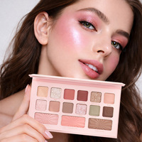 Nouvelle palette de maquillage naturelle pour le contouring du visage, illuminateur, huit couleurs, fini mat, paillettes fines, scintillant, fard à paupières mélangeable
