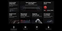 Xiaomi Active Desktop Woofer 5W Éclairage LED RVB Audio Musical Fête Cinéma à domicile Ordinateur Batterie Microphone
