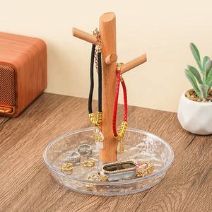 Ornements créatifs <span class=keywords><strong>porte</strong></span> d'entrée clé étagère de rangement bureau bureau <span class=keywords><strong>bijoux</strong></span> stockage finition <span class=keywords><strong>bois</strong></span> massif moderne unique vaisselle - Product Image 4