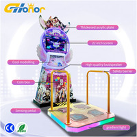 Machine de jeu d'arcade interactive pas chère pour enfants, simulateur de danse à monnayeur pour parc d'attractions, jeu de danse à flèches pour enfants