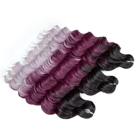 Ariel Curl Machine Double Weft Futura Brazilian Crochet Synthetic High Temperature Fiber Hair Curly Soft Loose Ocean Wave