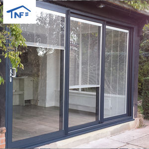 यूरोपीय नवीनतम डिजाइन तूफान प्रमाण स्लिम ध्वनि-प्रूफ एल्यूमीनियम मिश्र धातु घर ग्लास स्लाइडिंग पैटिओ दरवाजे का उपयोग करता है। - Product Image 3