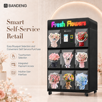 BANDENG 6510XH 10T Vitrina Comercial Refrigerada para Exhibición de Flores Frescas con Sistema Automático para Venta de Ramos
